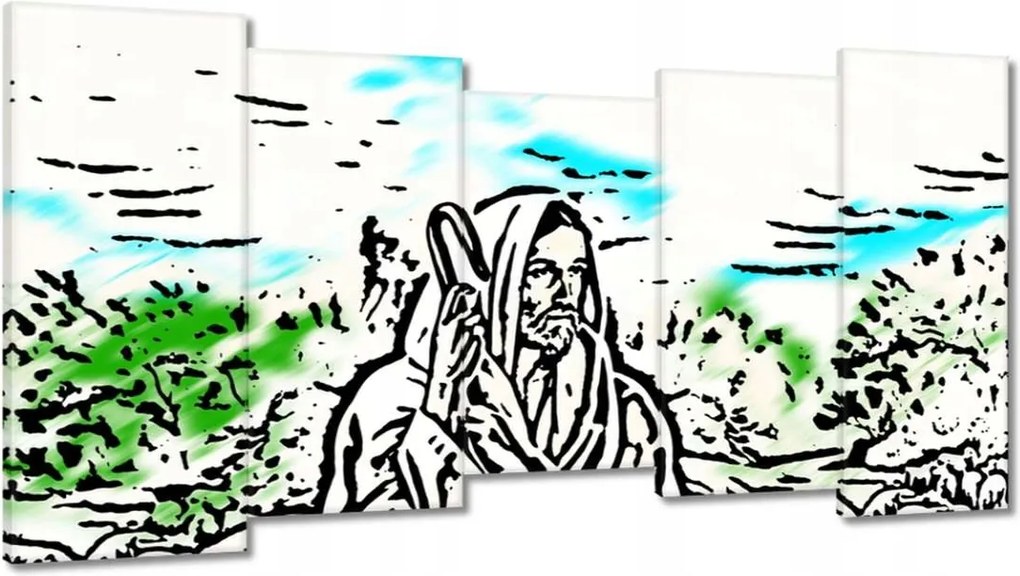 Vászonkép 150x80 A jó pásztor Bárányok