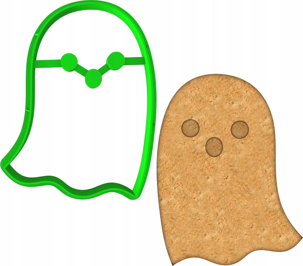 Forma Lyukasztó Sütemény- és Mézeskalácsvágó Halloween Lélekszellem