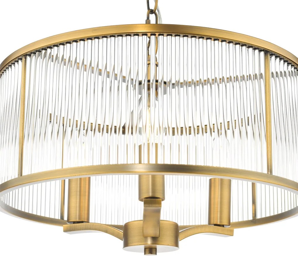 Dar Lighting glamour modern függeszték evelyn antik bronz dareve0363