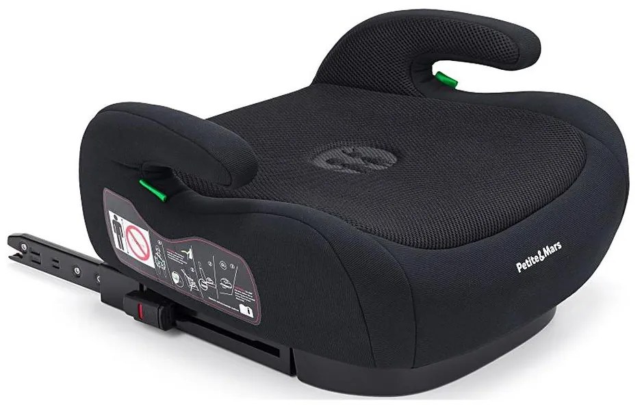 PETITE&MARS - Autó ülésmagasító OPTIMUS PRO i-Méret 125-150 cm (22-36 kg) fekete