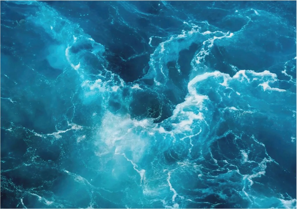 Divatos Flizelin Tapéta Ragasztóval Fali 3D Tengeri örvények 312x219 Ragasztó