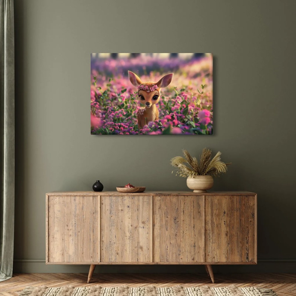 Kép - Aranyos őzike (90x60 cm)