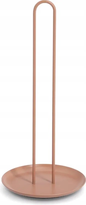 Konyhai görkorcsolya tartó, fém, mokka, O14,5x32cm