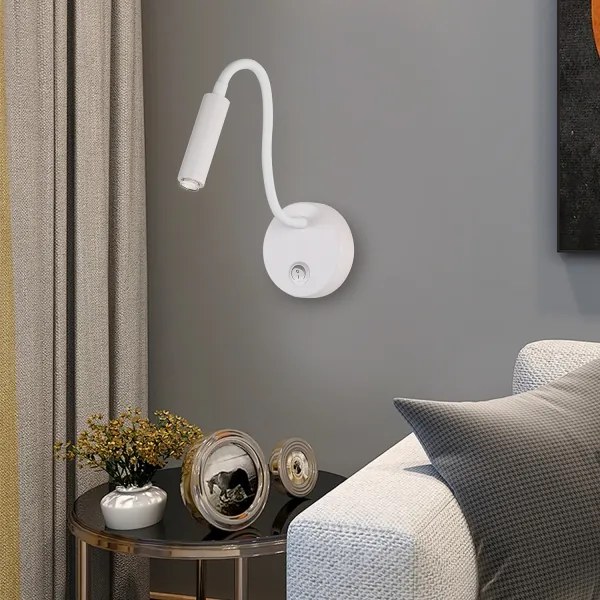 Brilagi - LED Dimmelhető flexibilis fali lámpa MAYA 1xG9/4W/230V fehér