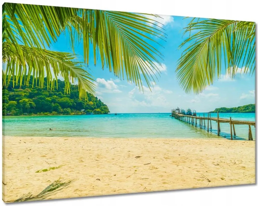 Festmények 100x70 Trópusi tájkép