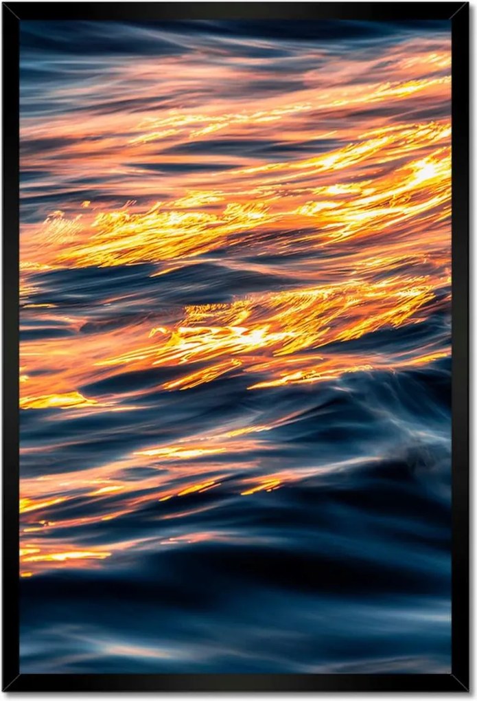 Poszterek keretben 40x60 Naplemente Víz Tenger