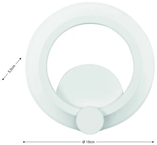 Brilagi - MODERN MINI LED fali lámpa 16W 230V 3000/4000/6000K