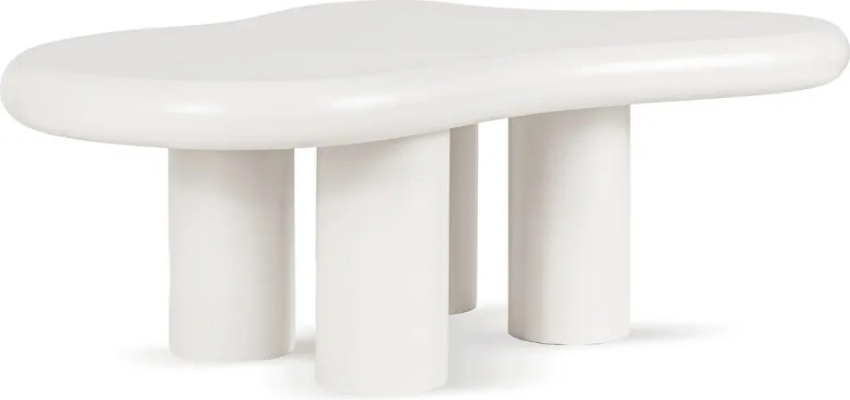 PLAYA fehér dohányzóasztal – modern design asztal
