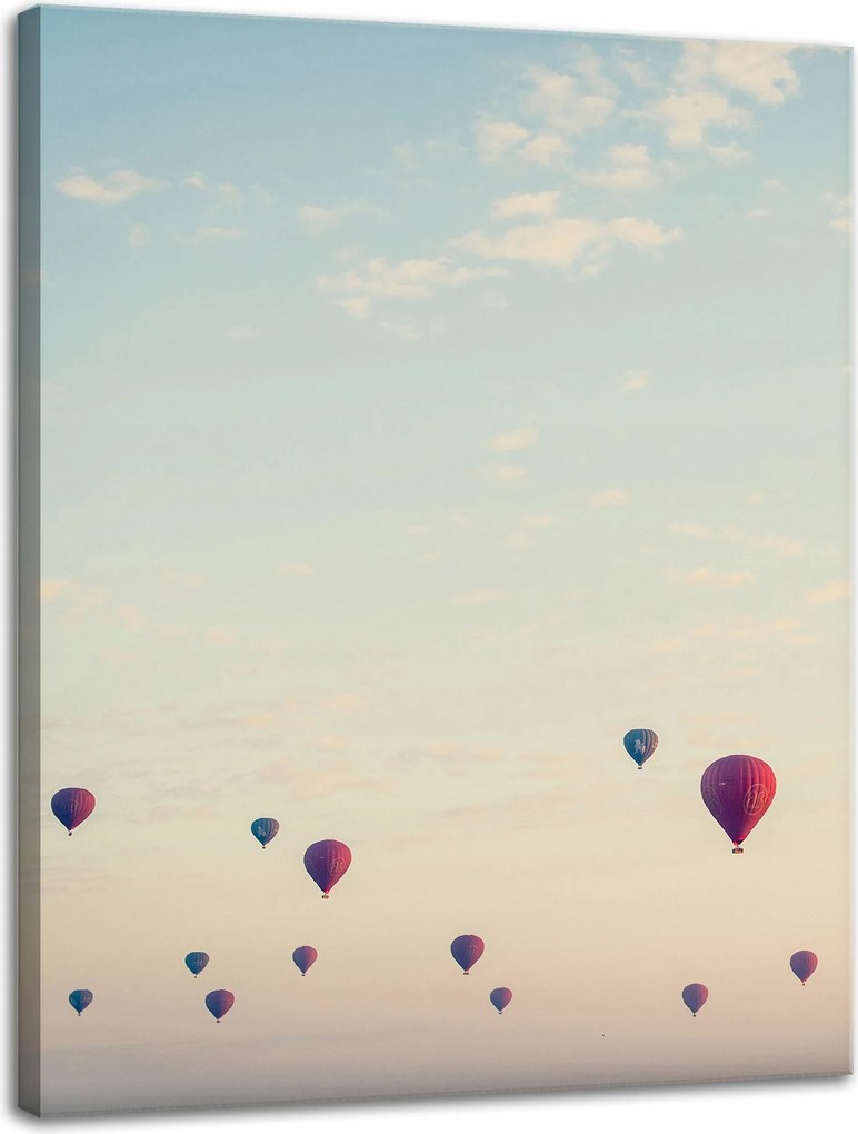 Vászonkép Ifjúsági Léggömbök Ég Természet Naplemente 30x40