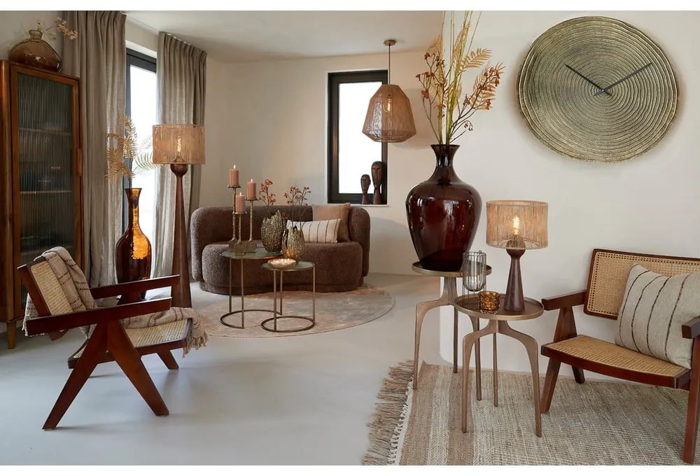 Natúr színű lámpabúra ø 30 cm Tossa – Light &amp; Living