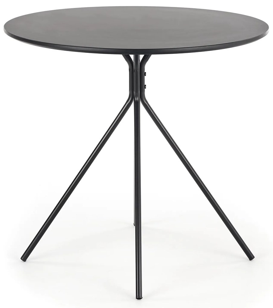 AKCIÓ Fekete étkezőasztal PHANTOM 80x80 II. osztály