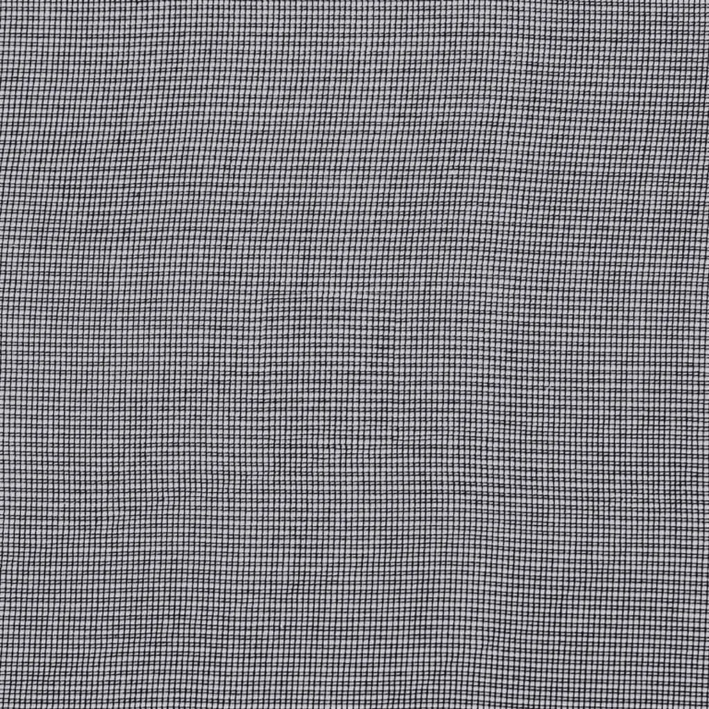 2 db fekete fátyolfüggönyök rojtokkal 140x260 cm