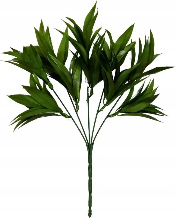 Műanyag fűcsokor 33 cm zöld