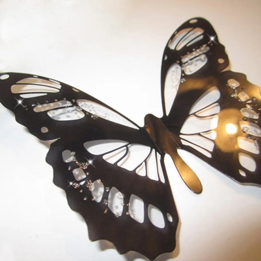 Butterflies Chic 18 darabos, 3D falmatrica szett - Ambiance