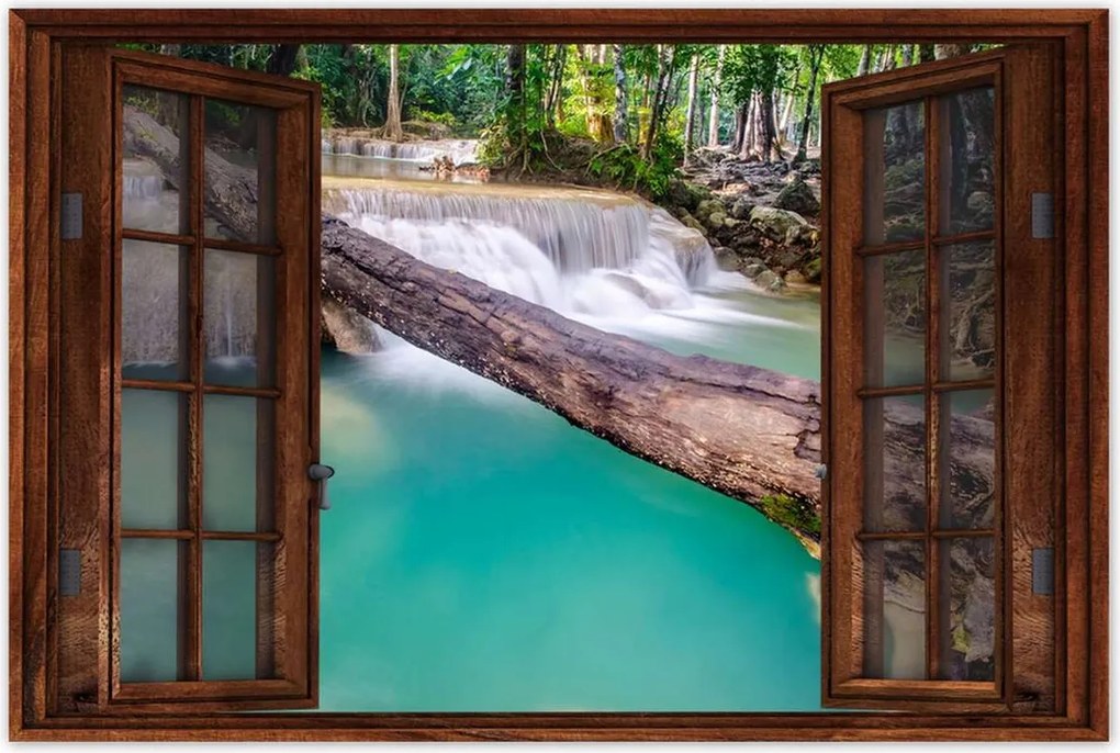 Poszterek 90x60 Kidőlt fa