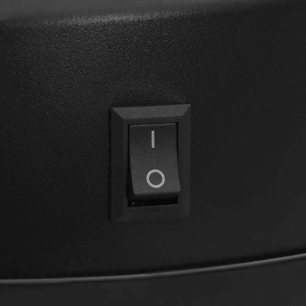 fekete automata érzékelős szénacél szemeteskuka 30 L