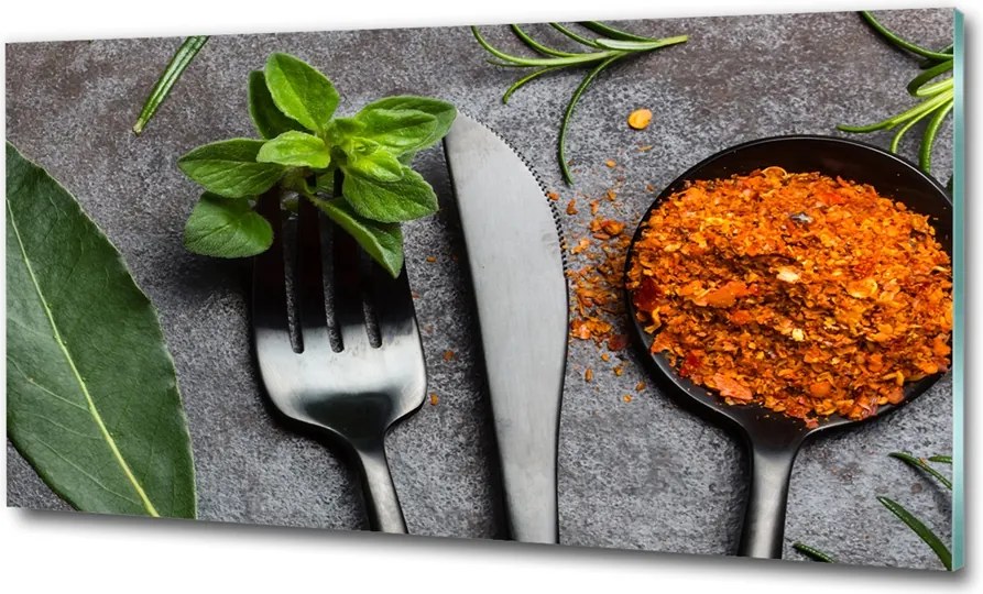 Fotótapéta üvegfalra Almák az asztalon 125x50