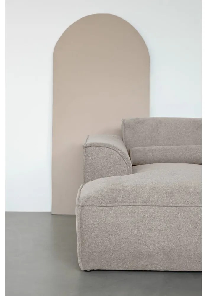 Bézs sarokkanapé (jobb oldali) Flex Felix – Miuform