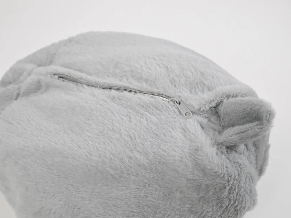 Plüss HÖRCSÖG szürke babatakaróval belül