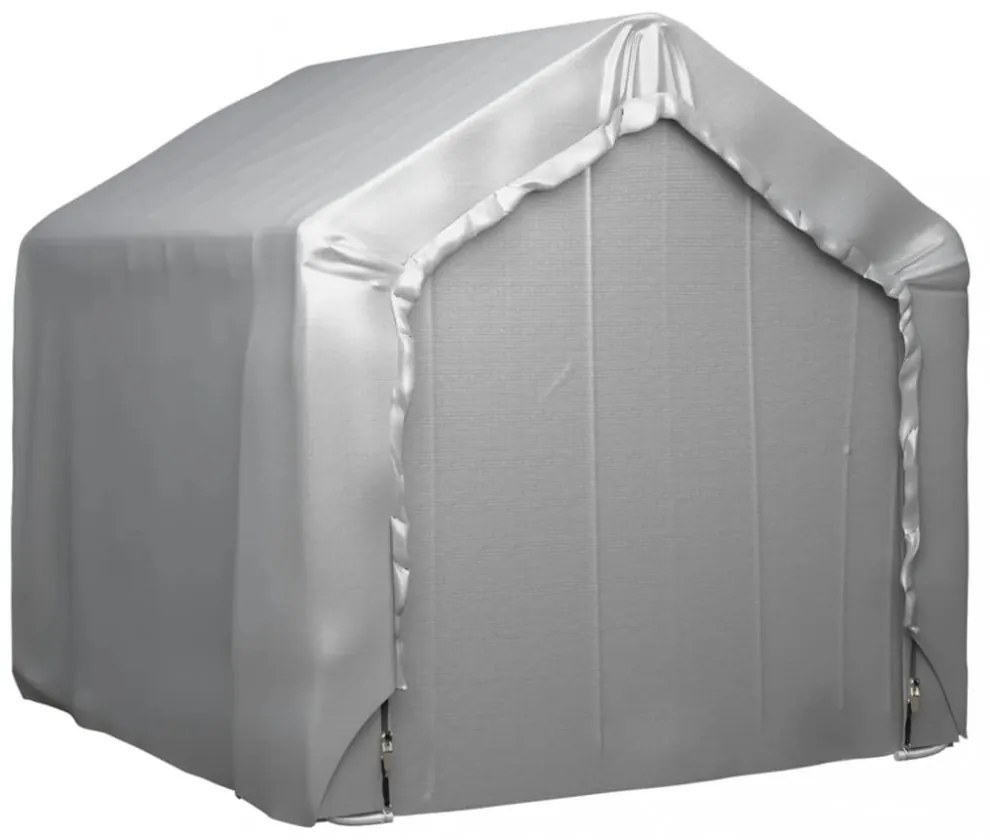 szürke galvanizált acél tárolósátor 180 x 180 cm