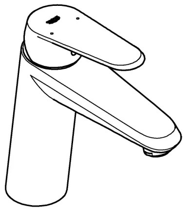 GROHE 23449002 - EURODISC COSMOPOLITAN mosdócsaptelep, méret M, króm