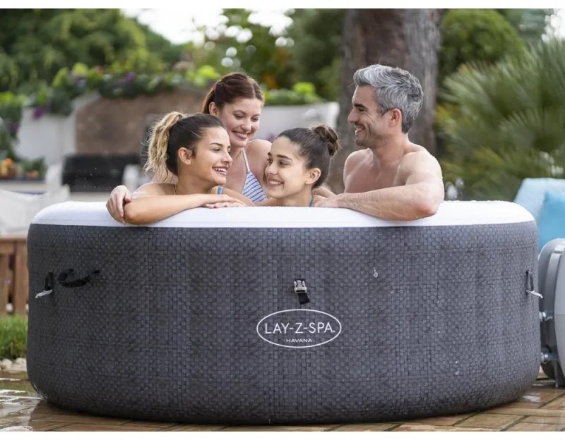 Jacuzzi Lay-Z-Spa Havanna 4 fő részére Bestway