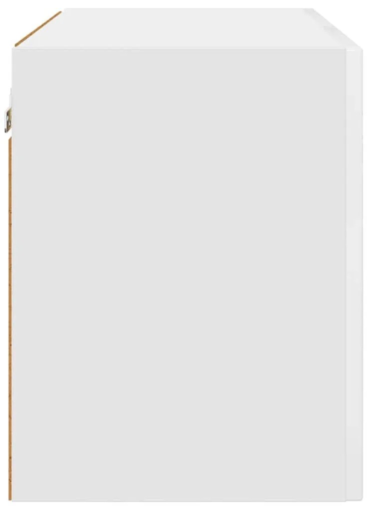 Fali konyhaszekrény 2 pcs Magas Fényű Fehér 60 x 31 x 40 cm