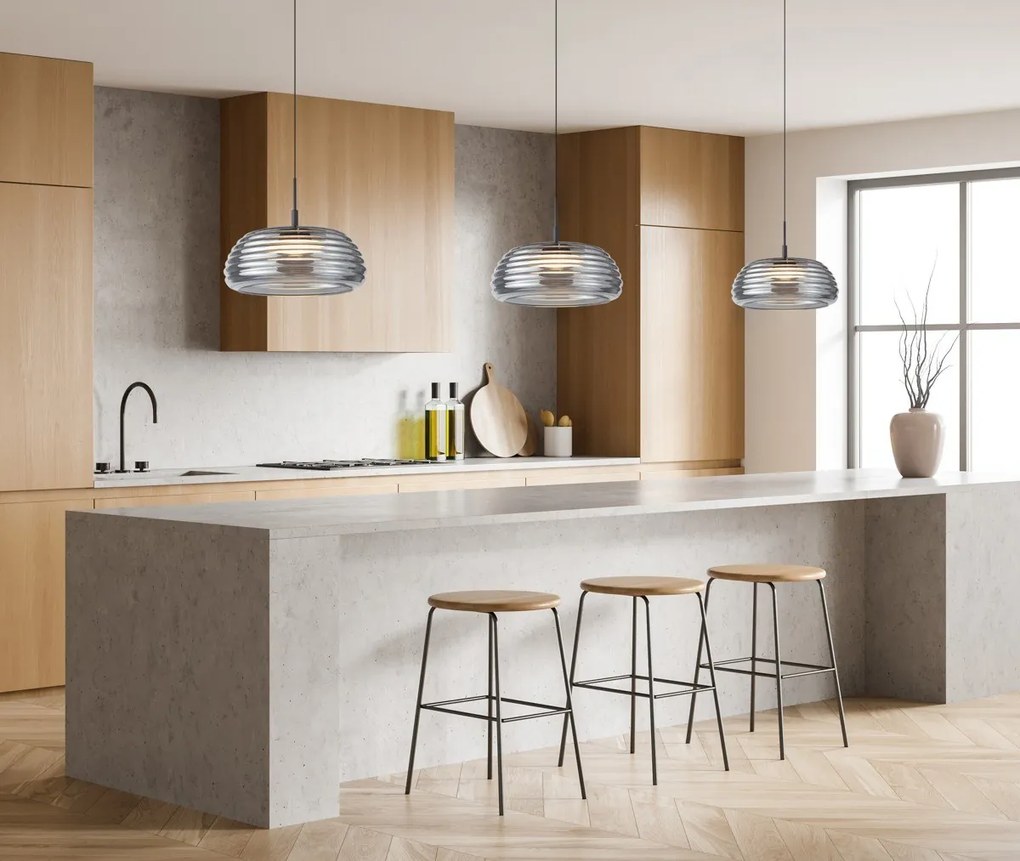 Italux modern függeszték loculi fekete itxpnd-24040-bk-sg
