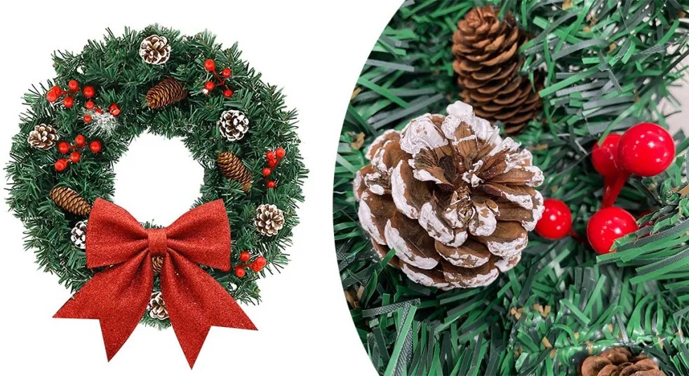 Karácsonyi ajtódísz 60cm