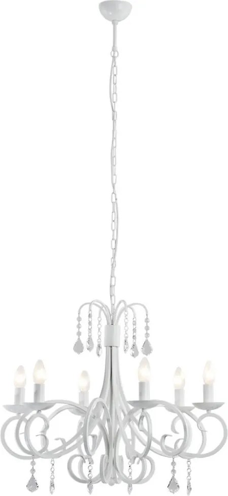 ARGON 2561 DIADEMA Kristály Csillár Fehér E14 IP20