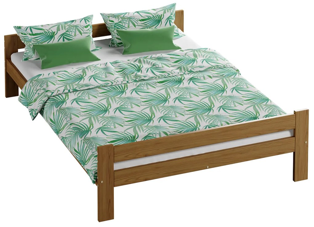 Fa ágy 160x200 Fumi VitBed tölgy + Matrac 160x200cm Kassandra