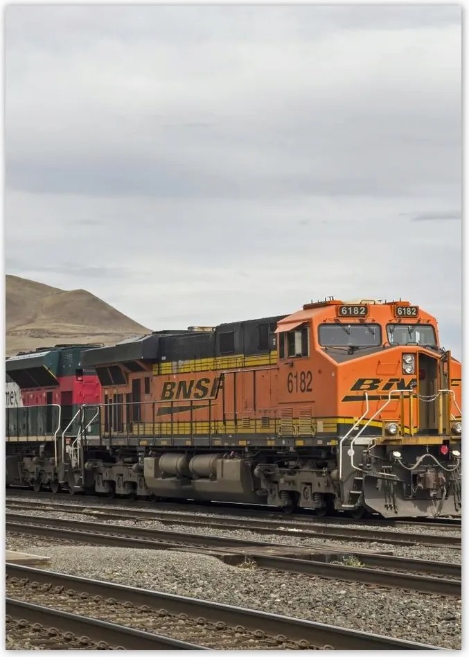 Poszterek A4 Pion Vonat Vasút Sínek Kilátás