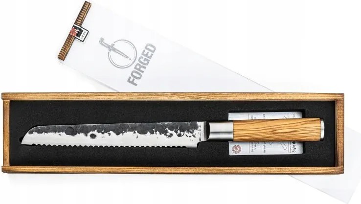 Olive Forged kenyérvágó kés 20 Cm