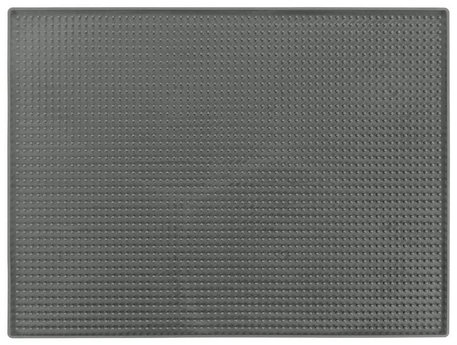Szürke gumi edénycsepegtető alátét 40x30 cm Maxi – Wenko