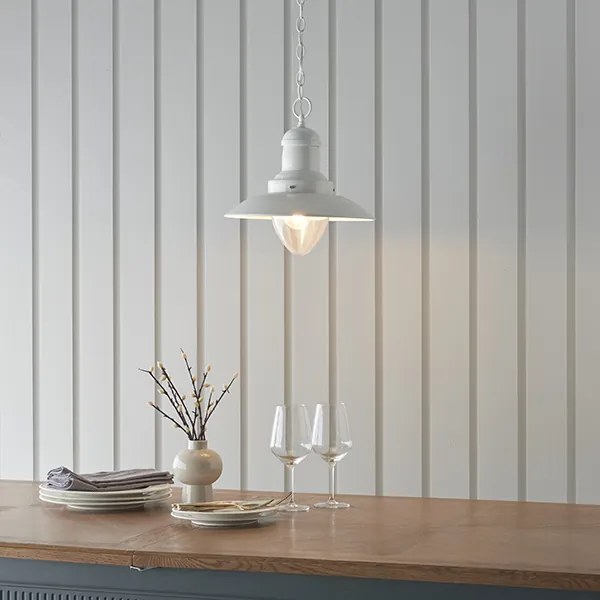 Endon loft skandináv függeszték polperro krémes ragyogás átlátszó end94371