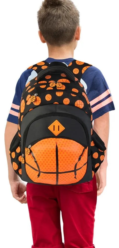 Bontour PLAY Gyerek hátizsák, kosárlabda mintával