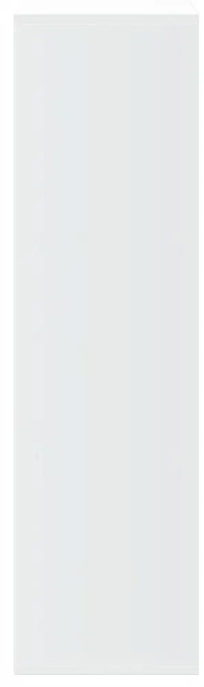 fehér szerelt fa térelválasztó könyvespolc 69,5x29x103,5 cm