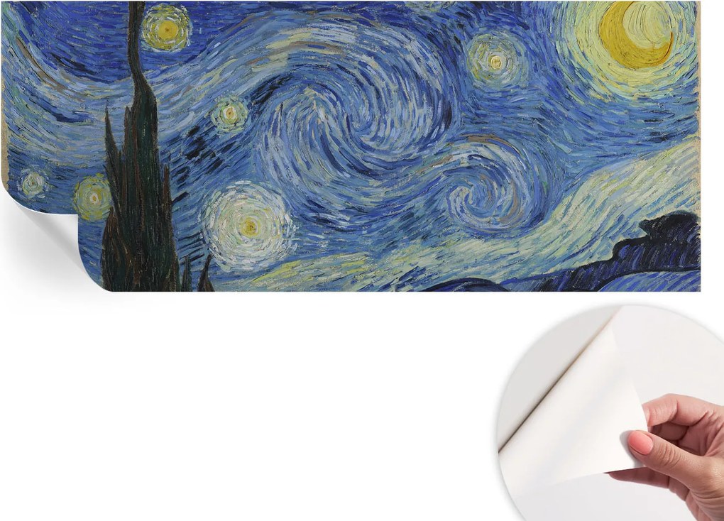 Öntapadós fotótapéta Nappaliba és Hálószobába Éjszakai örvény 250x104 cm