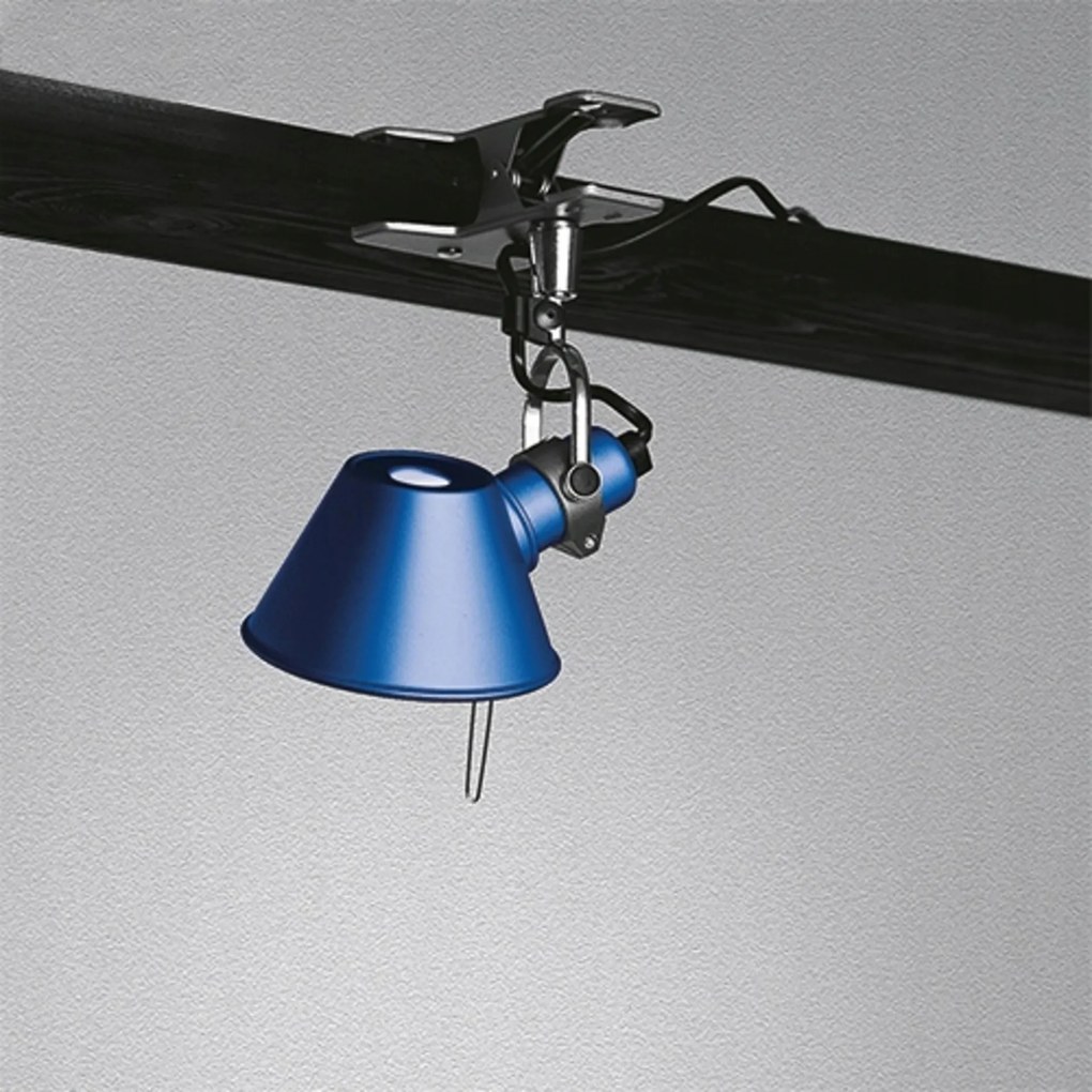 Artemide Tolomeo Micro Pinza A010850 kliplámpa, kék, E14