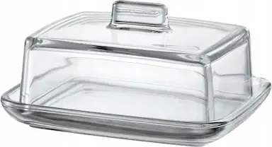 Ikea Vitrocka vajtartó, átlátszó üveg