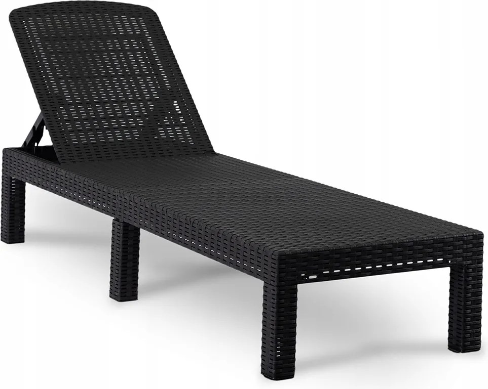 Kerti napozóágy Rattan Turista Összecsukható napozóágy Arizona ágy