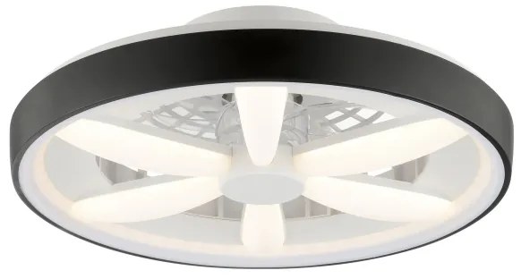 Brilliant - GAIANO LED/48W/230V RGBW mennyezeti ventilátor fekete +DO