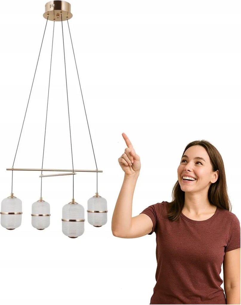 Led függőlámpa 24W Alani PND-34375-4-HBR Italux