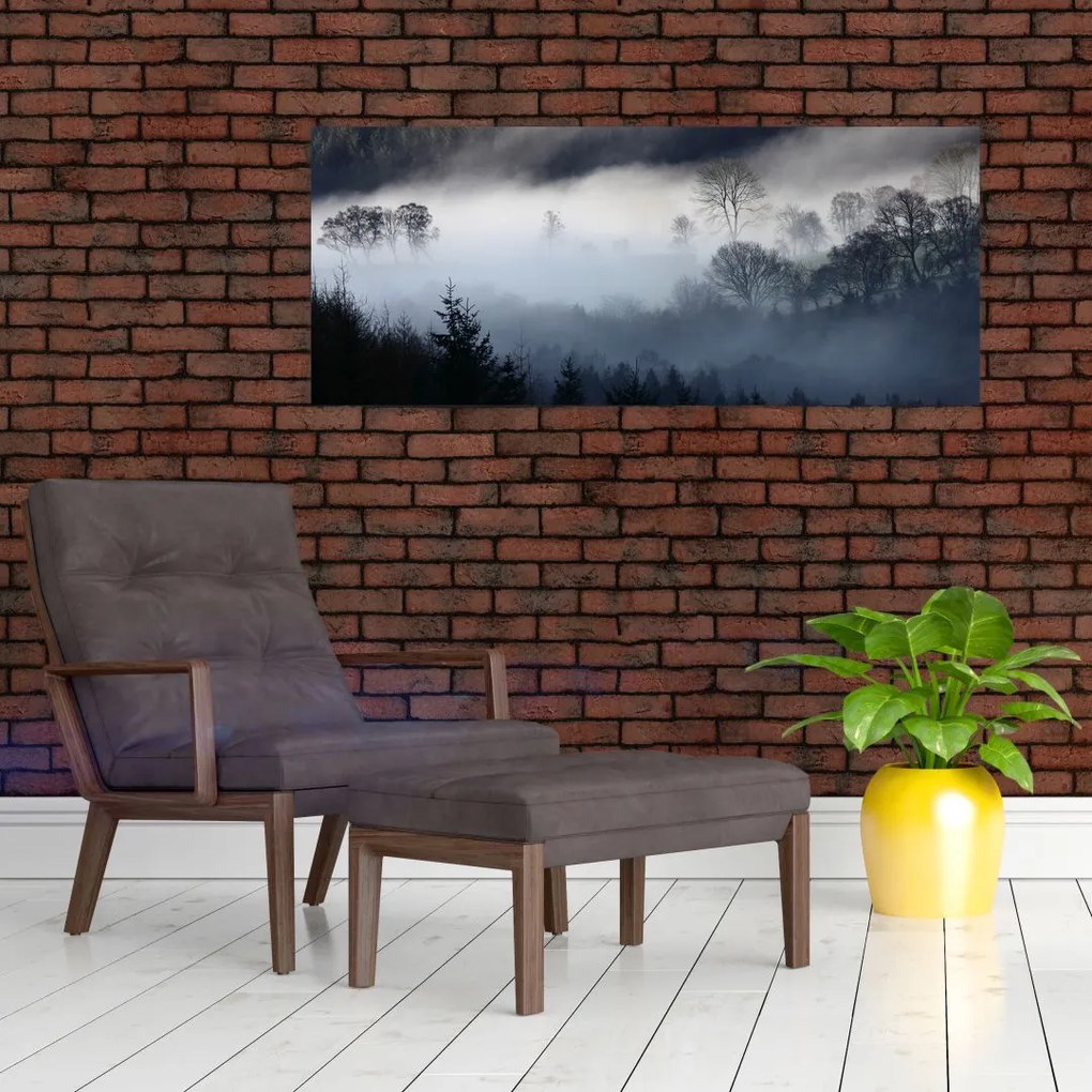 A köd képe az erdő felett (120x50 cm)