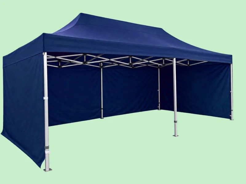 Party sátor 8 × 4 m PROFI HEXA, Kék