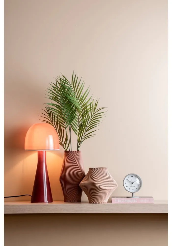 Piros asztali lámpa üveg búrával (magasság 45 cm) Bombin – Leitmotiv