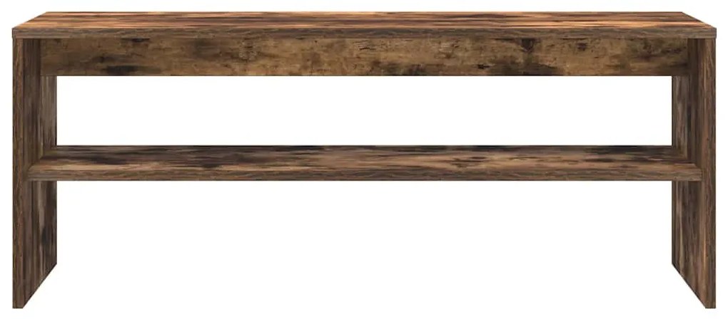 füstös tölgy színű szerelt fa TV-szekrény 100 x 40 x 40 cm
