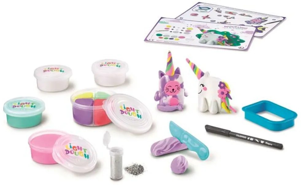 Modellező gyurmakészlet, levegőre száradó, mágikus, MAPED CREATIV Modeling Friends Magical (IMAC907206)