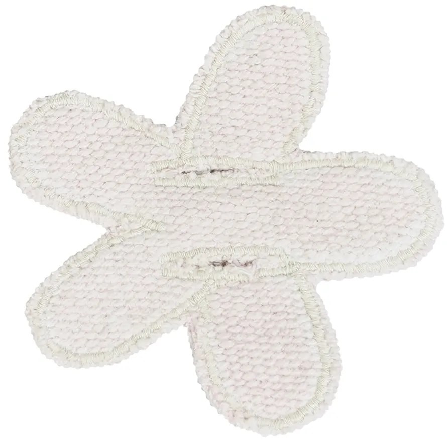 Krémszínű pamut gyerek játszószőnyeg 120x160 cm Wildflowers – Lorena Canals