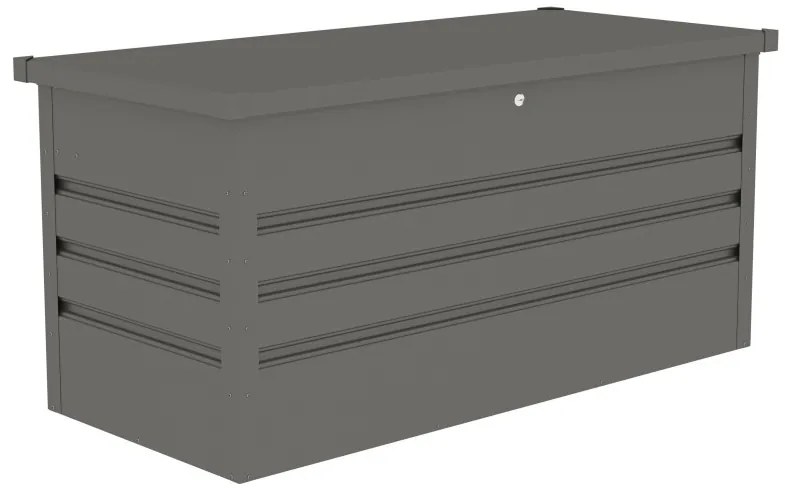Kerti doboz G21 Denver 400 L, fémszürke